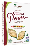 NOW Foods Livingnow Organic Quinoa & Rice Penne Pasta