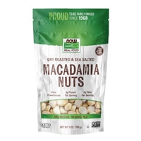 NOW Foods Macadamia Nuts Dry Roasted & Sea Salted