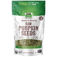 NOW Foods Organic & Unsalted Raw Pumpkin Seeds