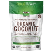 NOW Foods Organic Coconut Unsweetened Shredded