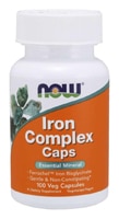 NOW Iron Complex Caps