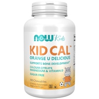 NOW Kids Cal Bone Development Support Orange U Delicious