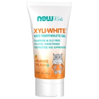 NOW Kids XyliWhite Toothpaste Gel Fluoride Free Orange Splash