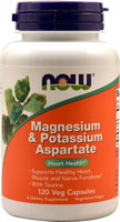 NOW Magnesium & Potassium Aspartate