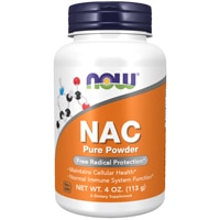 NOW NAC N-Acetyl Cysteine Pure Powder