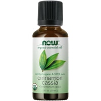 NOW Organic Essential Oils 100% Pure Cinnamon Cassia