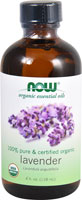 NOW Organic Essential Oils Lavender Oil