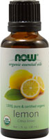 NOW Organic Essential Oils Lemon