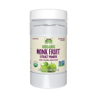 NOW Organic Monk Fruit Extract Powder Zero-Calorie Sweetener