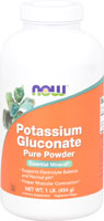 NOW Potassium Gluconate Pure Powder