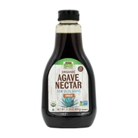 NOW Real Food Organic Agave Nectar Raw Blue Agave Amber