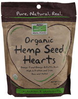 NOW Real Food Organic Hemp Seed Hearts