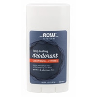 NOW Solutions Long-Lasting Deodorant Stick- Cedarwood + Cypress