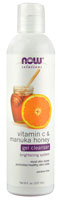 NOW Solutions Vitamin C & Manuka Honey Gel Cleanser