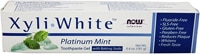 NOW Solutions Xyli White Toothpaste Gel with Baking Soda Platinum Mint