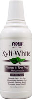 NOW Solutions XyliWhite Neem & Tea Tree Mouthwash Mint