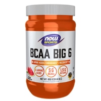 NOW Sports BCAA Big 6 Powder - Informed Sports Certified Natural Watermelon