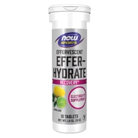 NOW Sports Effer-Hydrate Lemon Lime