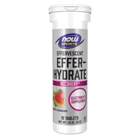 NOW Sports Effer-Hydrate Orange Strawberry
