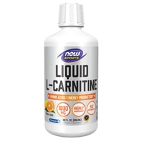 NOW Sports L-Carnitine Liquid - Informed Sport Certified Citrus