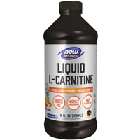 NOW Sports L-Carnitine Liquid - Informed Sport Certified Tropical Punch