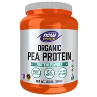 NOW Sports Organic Pea Protein Powder - Informed Sport Certified Pure Unflavored