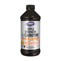 NOW Sports Triple Strength L-Carnitine Liquid - Informed Sport Certified Citrus