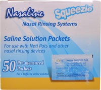 Nasaline Nasal Rinsing System Pre-Mixed Saline Packets