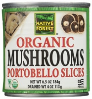 Native Forest Organic Sliced Portabello Mushrooms Gluten Free