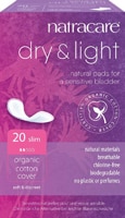 Natracare Organic & Natural Dry and Light Natural Pads for a Sensitive Bladder