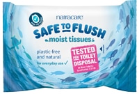 Natracare Organic & Natural Safe to Flush Moist Tissues