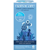 Natracare Organic Cotton Tampons Super with Applicator