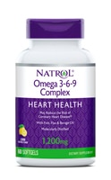 Natrol Omega 3-6-9 Complex Lemon