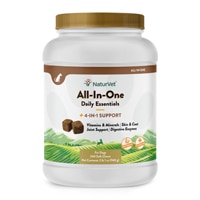 NaturVet All-In-One Support Multivitamin - Skin & Coat - Joint Support - Digestive Enzymes for Dogs