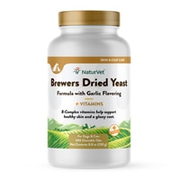 NaturVet Brewer's Dried Yeast Formula plus Vitamins Garlic for Dogs & Cats