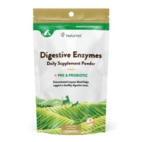 NaturVet Digestive Enzymes Plus Probiotic Powder for Dogs & Cats