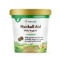 NaturVet Hairball Aid Plus Pumpkin for Cats