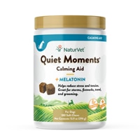 NaturVet Quiet Moments Calming Aid Plus Melatonin for Dogs