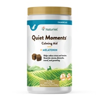 NaturVet Quiet Moments Calming Aid Plus Melatonin for Dogs