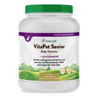 NaturVet VitaPet Senior Daily Vitamins Plus Glucosamine for Dogs