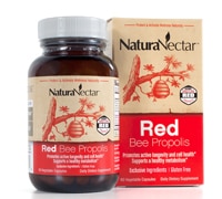 NaturaNectar Red Bee Propolis - Supports Metabolism Longevity & Cell Health