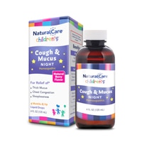 Natural Care Children's Cough & Mucus Night 4 Months+ Liquid Natural Berry