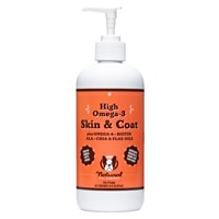 Natural Dog Company Skin & Coat High Omega-3 Liquid Supplement Oil For Dogs