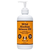 Natural Dog Company Wild Alaskan Salmon Oil Liquid Supplement For Dogs