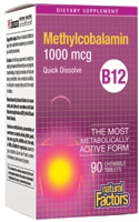 Natural Factors B12 Methylcobalamin