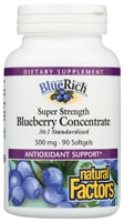 Natural Factors BlueRich Blueberry Super Strength