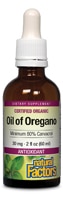 Natural Factors Certified Organic Oil of Oregano