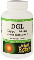 Natural Factors DGL Deglycyrrhizinated Licorice Root Extract