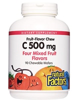 Natural Factors Fruit-Flavor Chew C Mixed Fruit