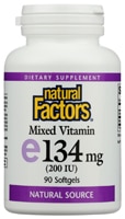 Natural Factors Mixed Vitamin E 134 mg